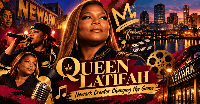 Queen Latifah, Newark's Grammy and Oscar-nominated rapper, singer, and actress from the Ironbound Corner.